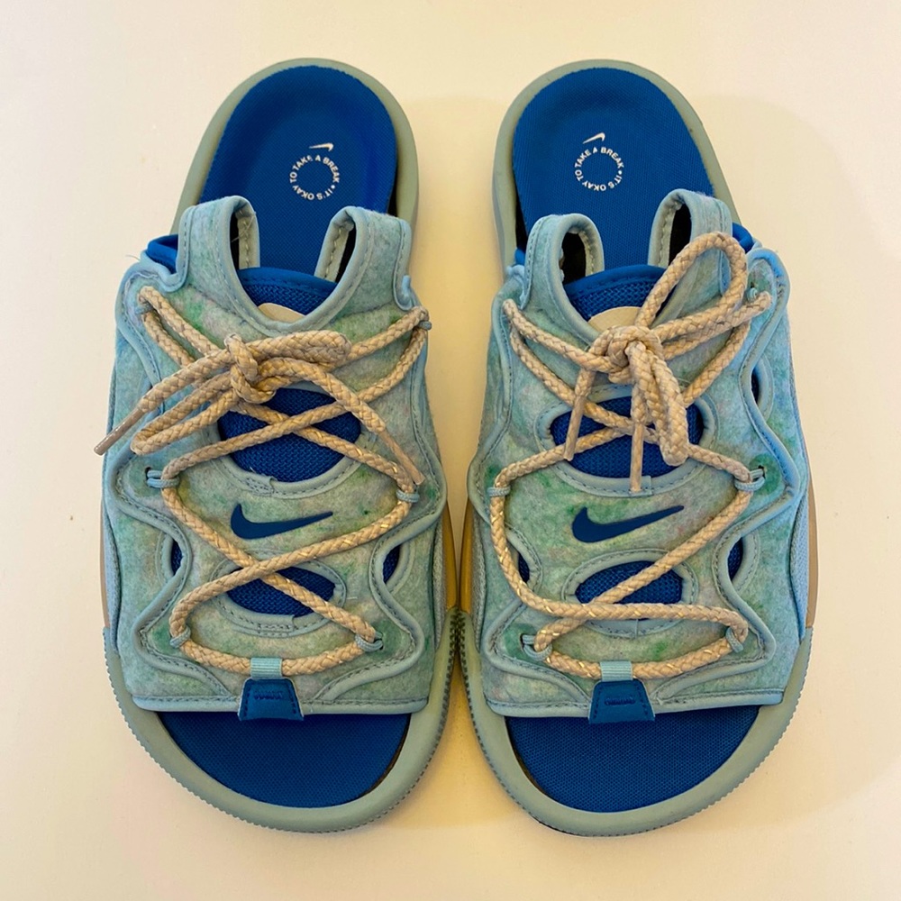 Ocean Blue Nike offline 2.0 slides